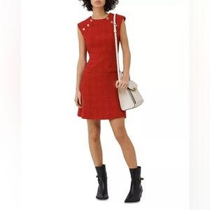 Marella | Calenda Tweed Fit and Flare Dress